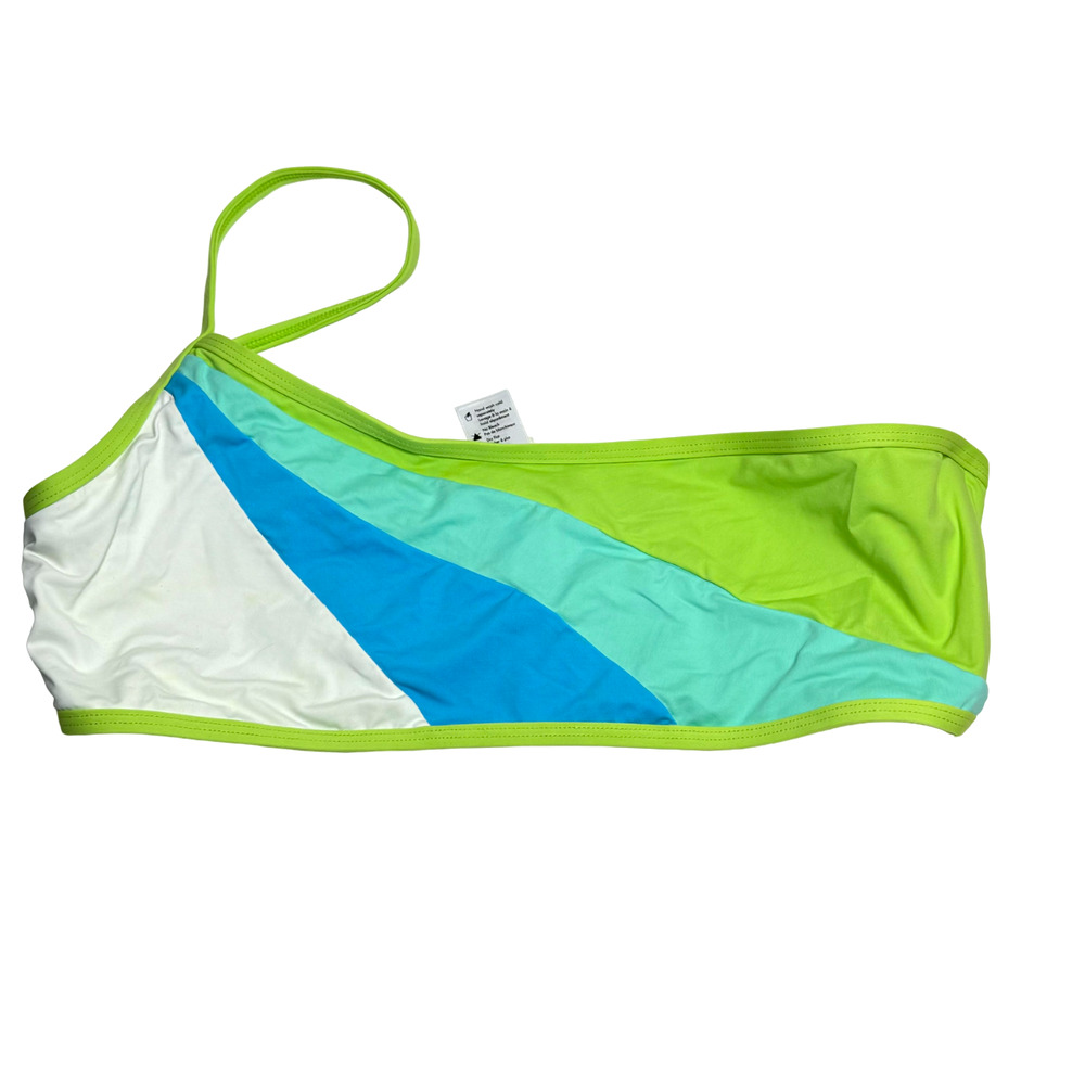 L*Space The Daybreak Bikini Top in Island/Cucumber NWOT Size 2XL